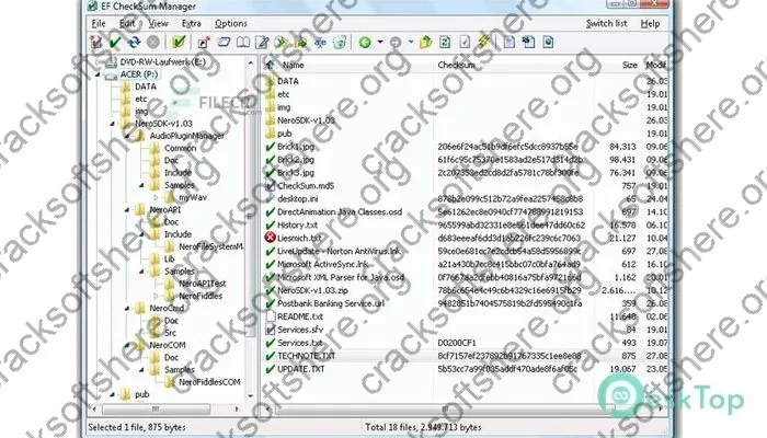 Ef Checksum Manager Activation key